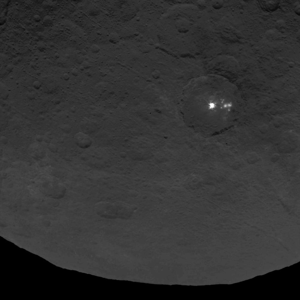 Ceres Mysterious White Spots Take Shape