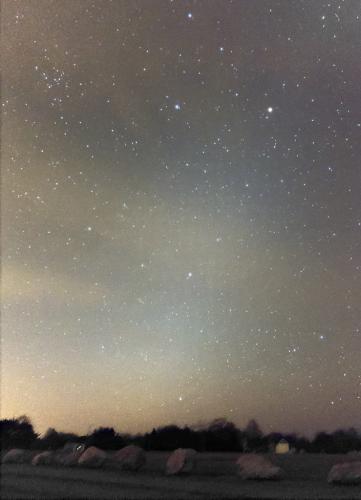 Zodiacal Light as seen over Ninigret Park, Charlestown, Rhode Island. Photo: Scott MacNeill