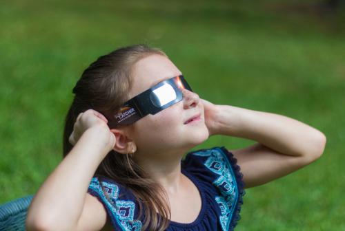 ISO 12312-2:2015 certified Eclipse Glasses will keep your eyes safe when looking at the Sun.