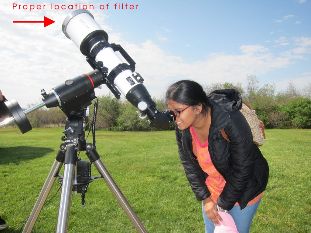 Safe Telescope Filter