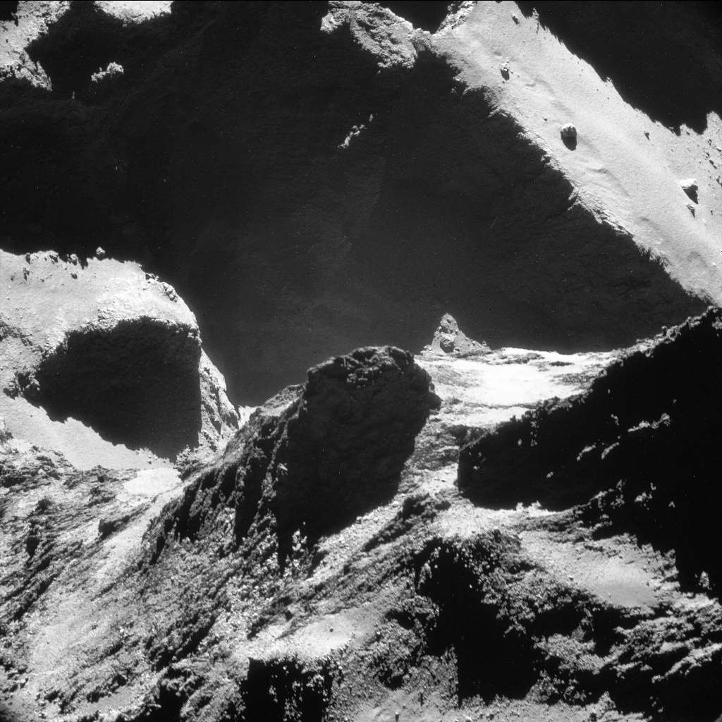 Comet 67P from 6.2 miles distant