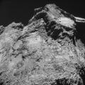The Dramatic Terrain of Comet 67P from 4.8 Miles Distant.