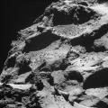 Comet 67P is a Dirty Comet when viewed from 4.7 miles away! Image: ESA/Rosetta/ NAVCAM – CC BY-SA IGO 3.0