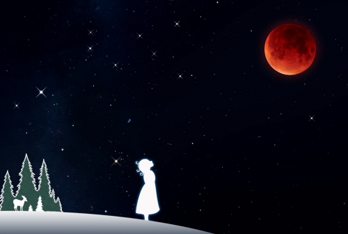 Under the Crimson Moon - Total Lunar Eclipse - CLOSED