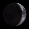 Waxing Crescent 23&percnt; phase