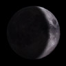 Waxing Crescent 25% phase