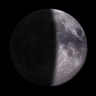 Waxing Crescent 48&percnt; phase