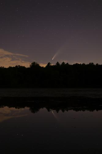 Comet C/2020 F3 NEOWISE over northern Rhode Island by Robert Horton