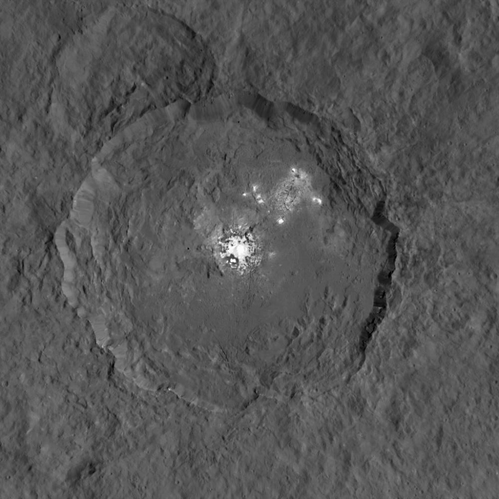 White Spots in Occator Crater
