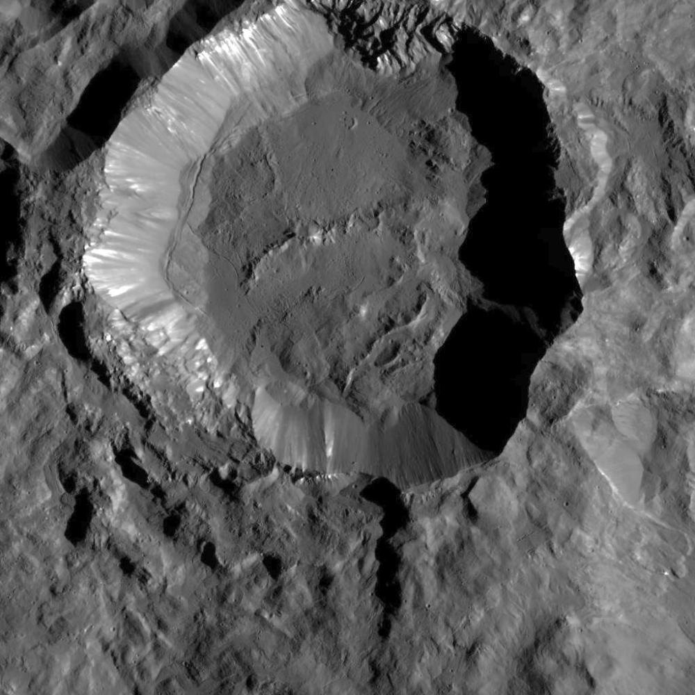 Kupalo Crater on Dwarf Planet Ceres