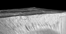Water Flows in Garni Crater on Mars
