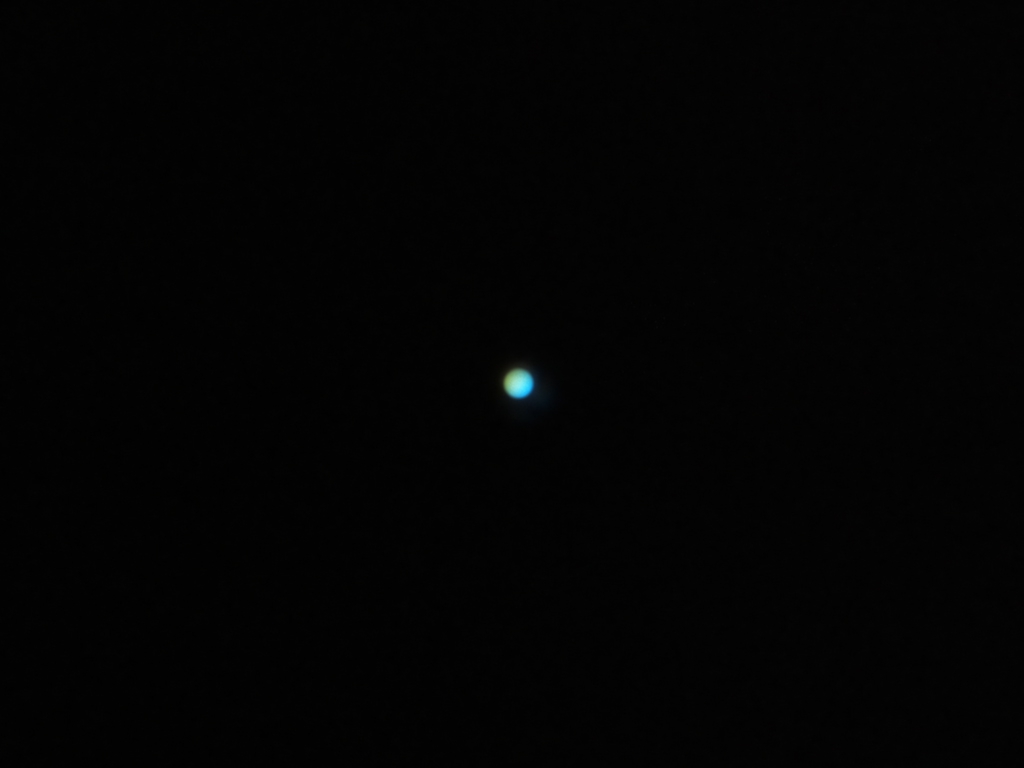 Neptune in 2013 - Image credit: Scott MacNeill, Ladd Observatory