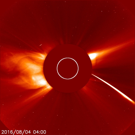 Kreutz Sungrazer Comet Enters Solar Corona