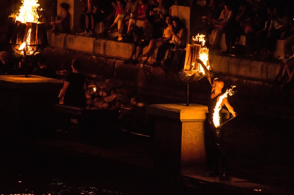 Braziers are Lit at Waterfire