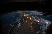 Earth at Night from the International Space Station