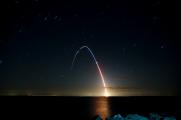 LADEE Launch seen from Point Lookout State Park in Md. Credit:  Andrew Albosta