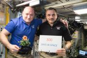 Scott Kelly and Mikhail Kornienko, the first ISS one-year residents