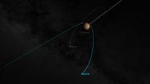 NASA MAVEN Orbital Insertion, Initial Approach . Credit: NASA's Goddard Space Flight Center