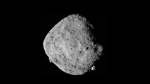 Asteroid 101955 Bennu as seen by the OSIRIS-REx mission. Credit: NASA/Goddard/University of Arizona