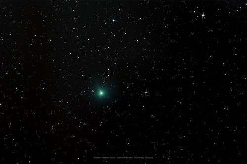 This Comet C/2019 Y4 Atlas captured on March 27, 2020 by Brown University's Robert Horton and processed by Scott MacNeill.