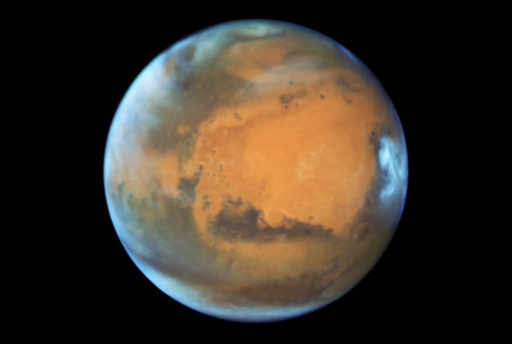 Mars Blazes Into Opposition