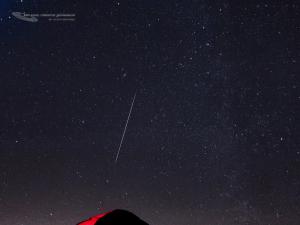 Meteor over Frosty Drew Observatory by Scott MacNeill