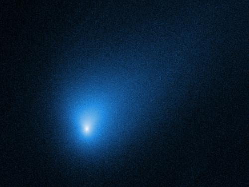 Comet 2I/Borisov, an interstellar comet, photographed by the Hubble Space Telescope. Credit: NASA, ESA, and D. Jewitt (UCLA)
