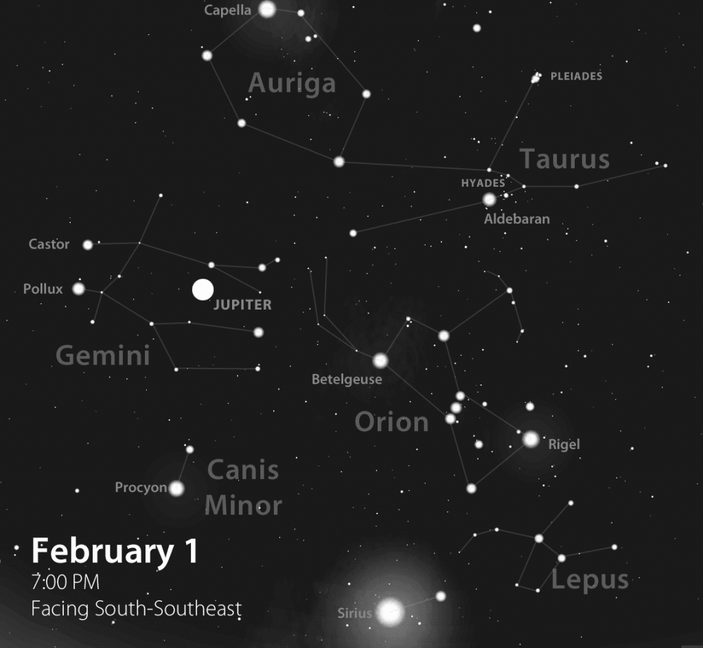 Taurus Sky Chart
