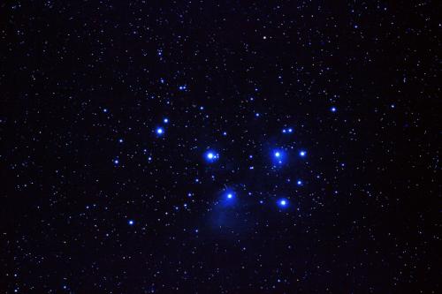 Pleiades Star Cluster. Photo: Tom Thibault