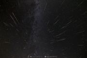 Perseid Meteor Shower Radiant Point Explosion