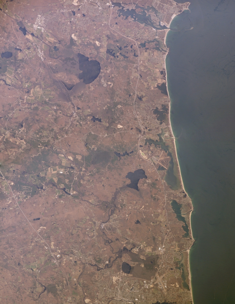 South Rhode Island Coast Seen from the ISS