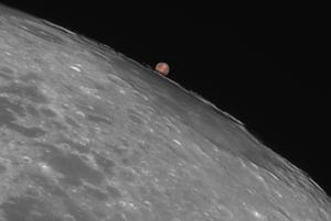 Lunar Occultations of Mars