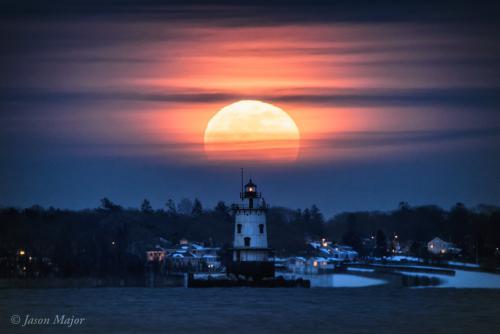 This is a stunning capture of the Super Blue Moon rising on Wednesday, January 31, 2018 over Warwick, Rhode Island by Jason Major. This photo was taken about 8 hours after the lunar eclipse ended. Image Credit: Jason Major