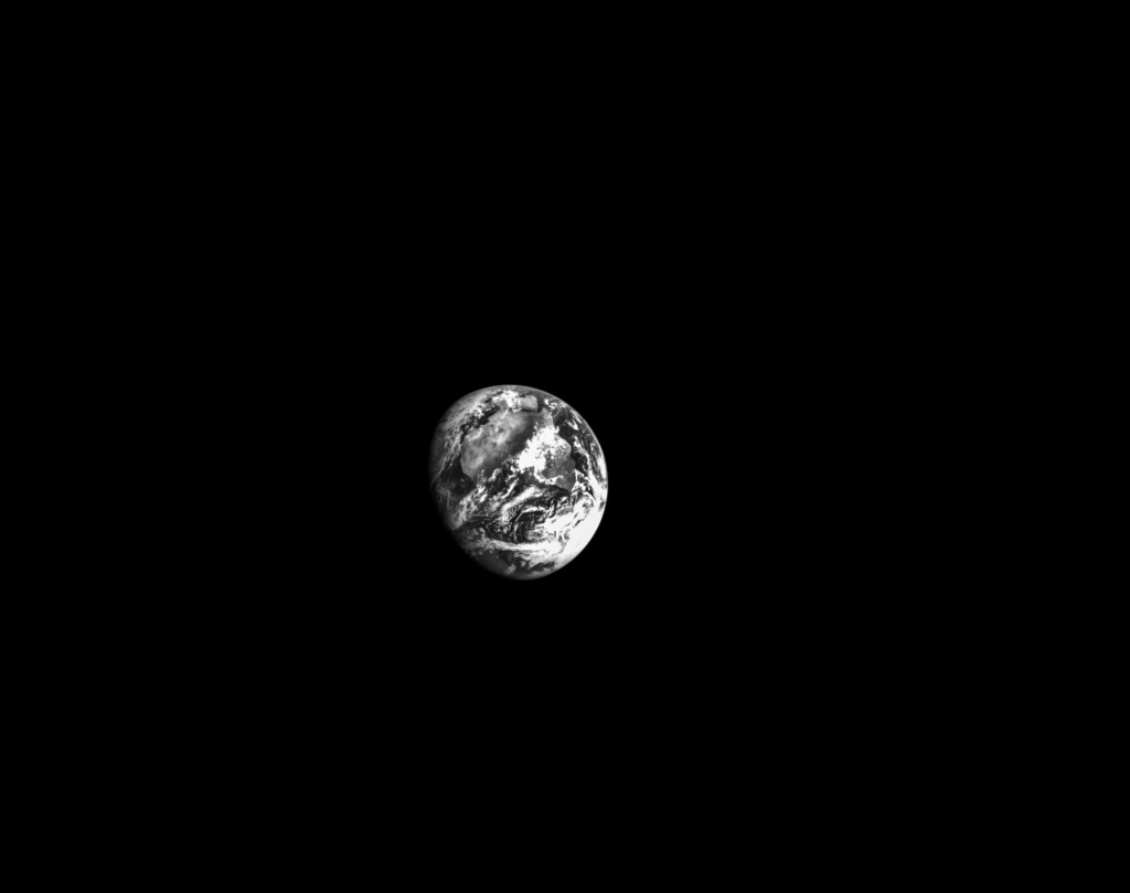 Earth Enroute to the Moon