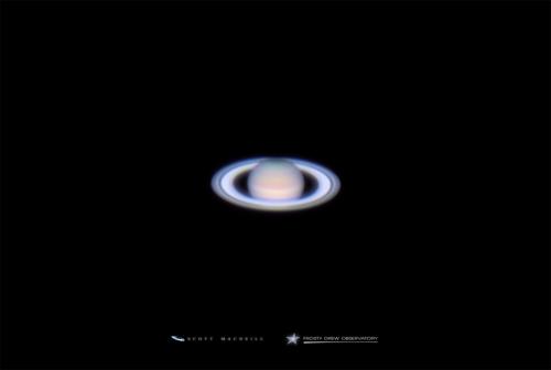 Saturn at opposition in 2015. Image: Scott MacNeill, Frosty Drew Observatory