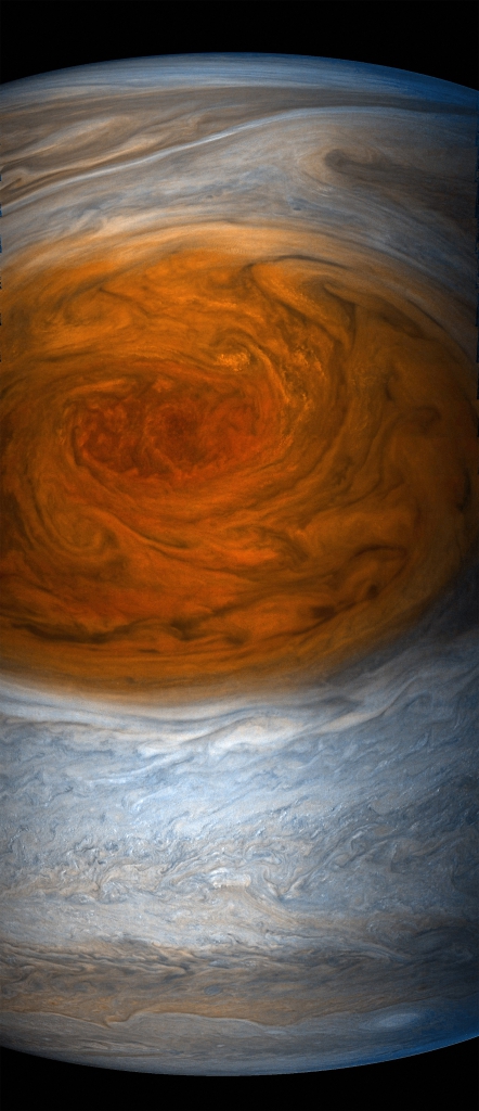 The Great Red Spot on July 10, 2017