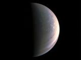 Juno Captures Jupiter's North Pole on August 27, 2016