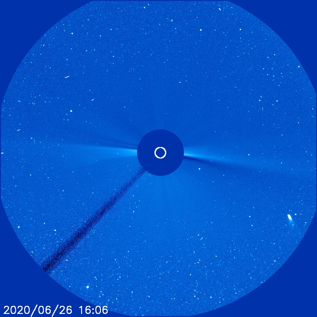 Comet F3 NEOWISE on SOHO LASCO C3