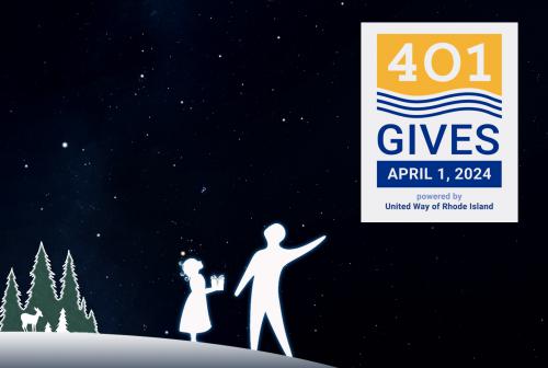 401Gives, a day for Rhode Island to support Rhode Island non-profit organizations, is occurring on Monday, April 1, 2024. Get involved!