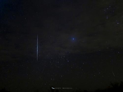 Geminid Fireball and Sirius