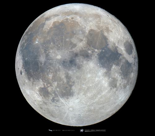 The Full Harvest Moon. Credit: Frosty Drew Astronomy Team member, Scott MacNeill.