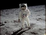 Buzz Aldrin on the Lunar Surface