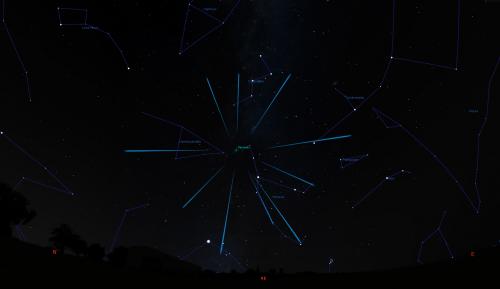The radiant point of the Perseid Meteor Shower is the constellation Perseus.