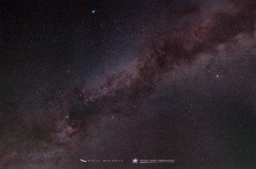 The Summer Triangle Asterism captured by Frosty Drew Astronomy Team member, Scott MacNeill