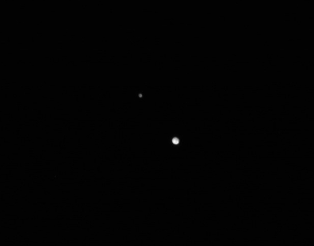 Pluto and Charon on June 17, 2015