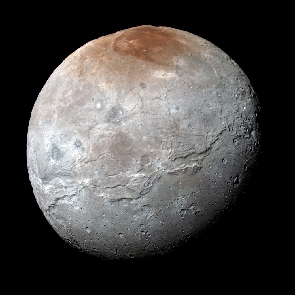 Charon in Enhanced Color on July 14, 2015