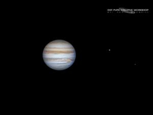 A pleasing photograph of Jupiter by Scott MacNeill