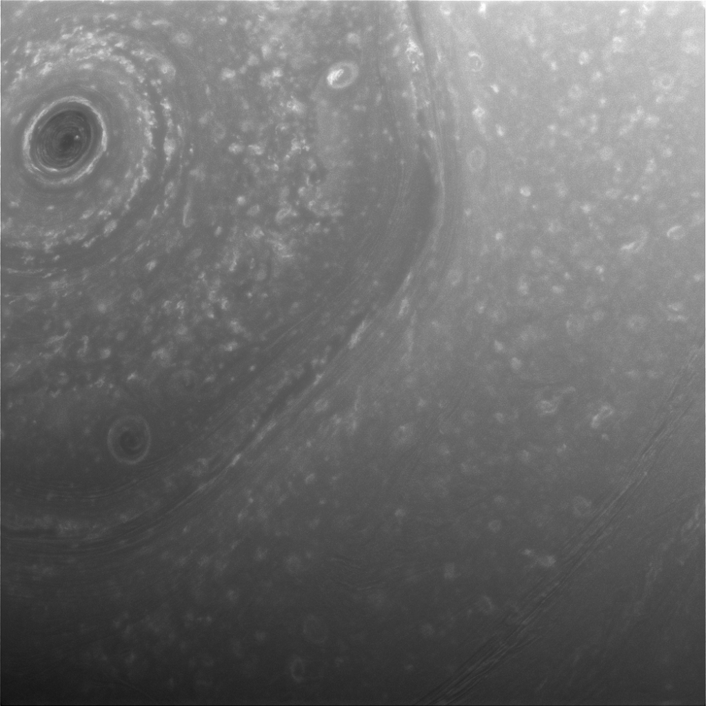 Saturn's North Polar Region on December 2, 2016