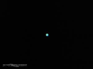 Neptune as seen at Ladd Observatory on August 7, 2013. Image: Scott MacNeill