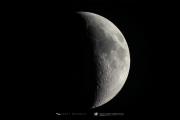 34% Waxing Crescent Moon